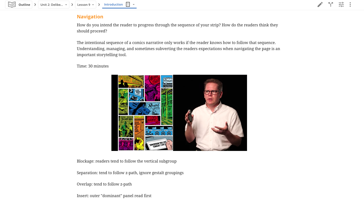 Screenshot of demonstration